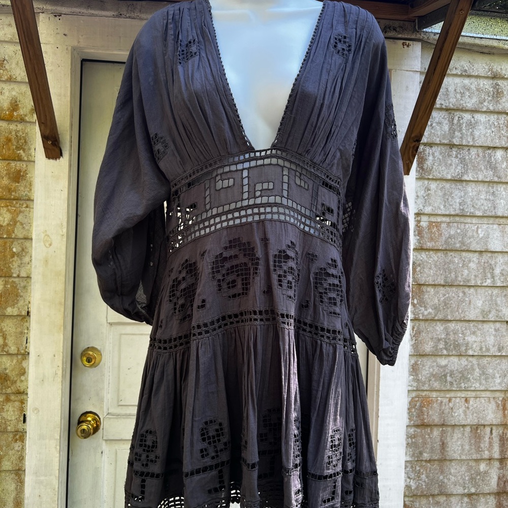 Free People Black Mini Dress